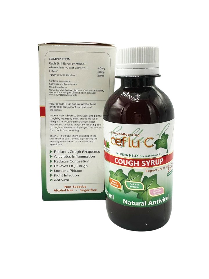 Ceflu C Cough Syrup with Ester-C - 200ml