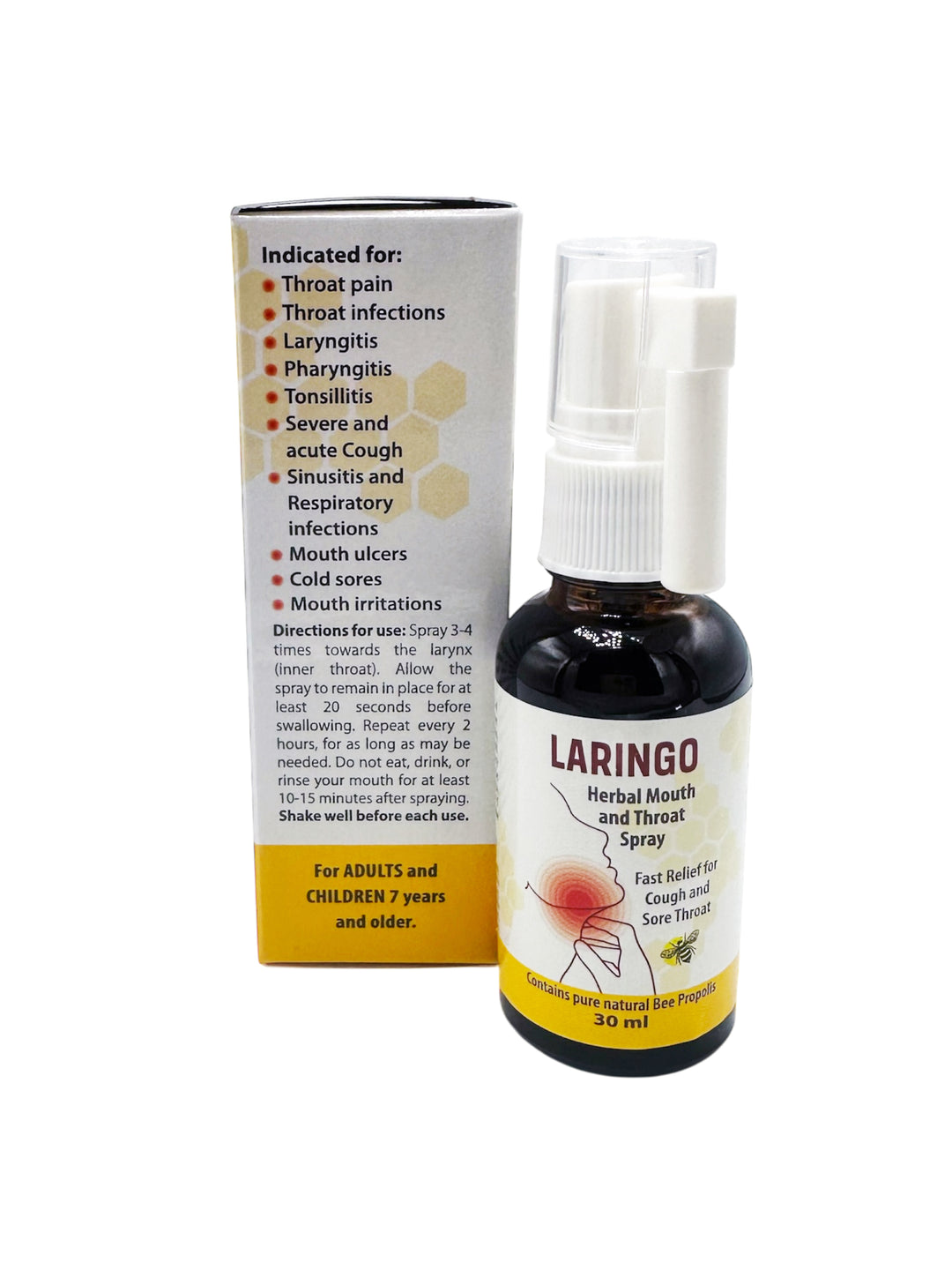 Laringo Herbal Mouth and Throat Spray - 30ml