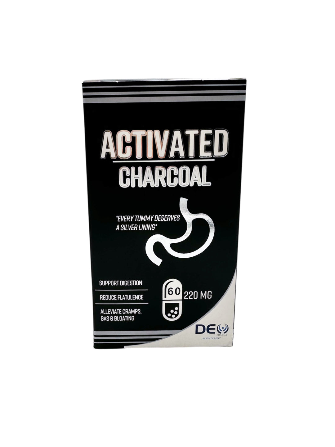 Deo Pharma Activated Charcoal - 60 Capsules