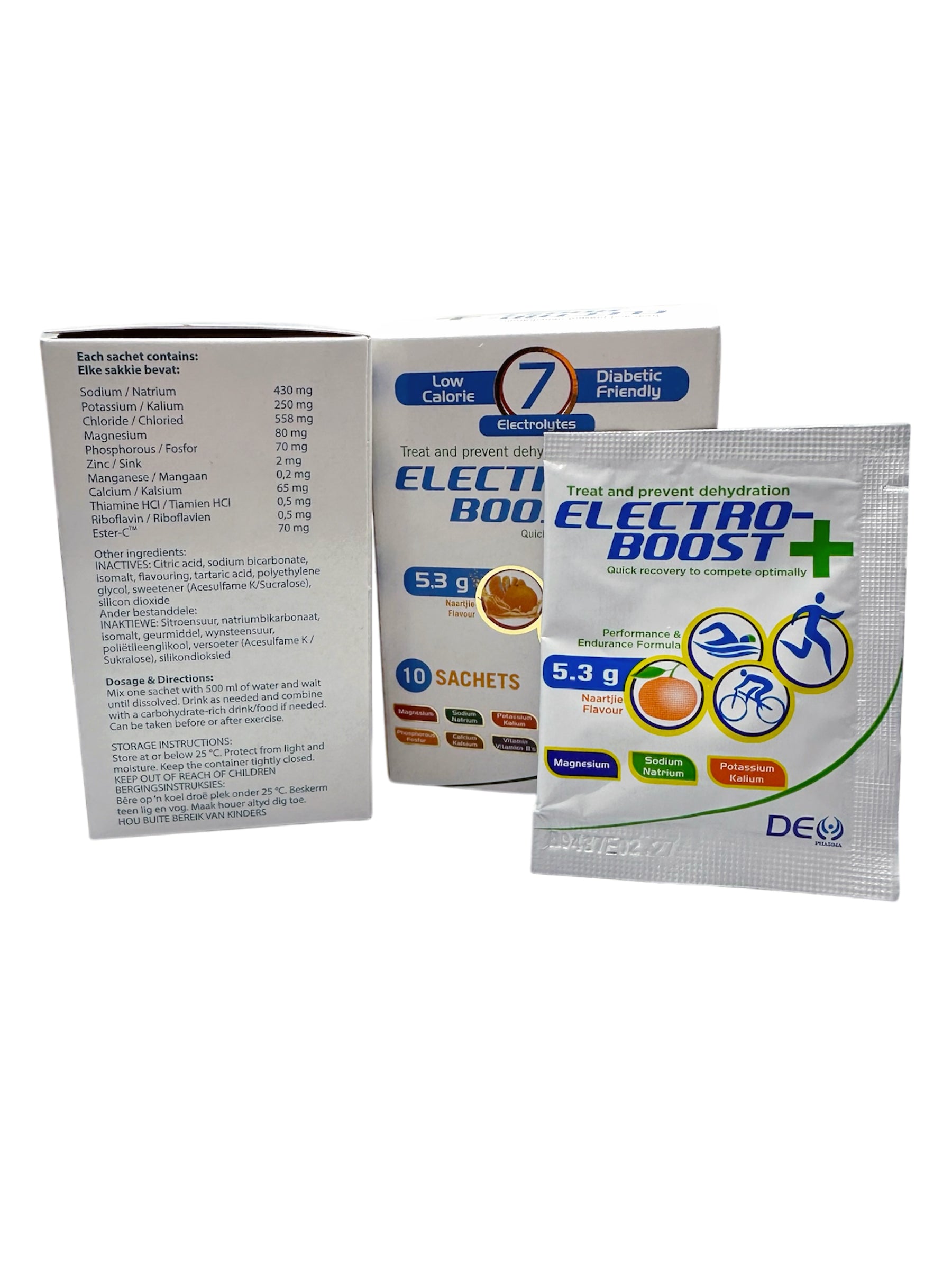 Electro-Boost + with Ester-C Naartjie (2 Pack) - 20 Sachets – Pharma2U