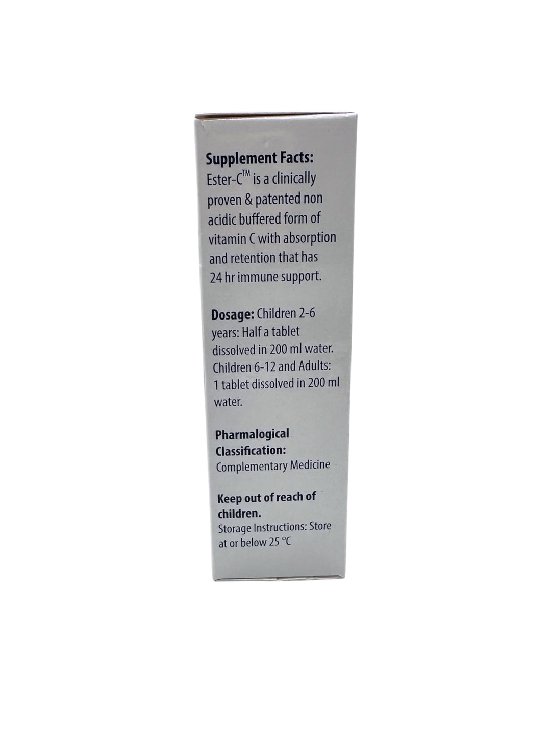 Deo Pharma Ester-C Vitamin C Orange - 20 Effervescent Tablets