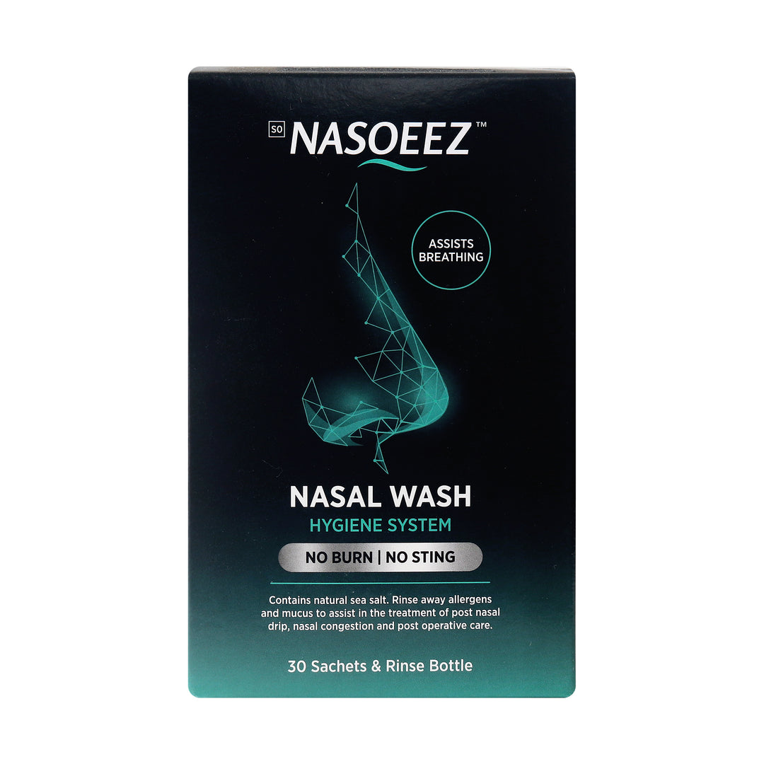 Nasoeez - 30 Sachets & 200ml Nasal Wash Bottle