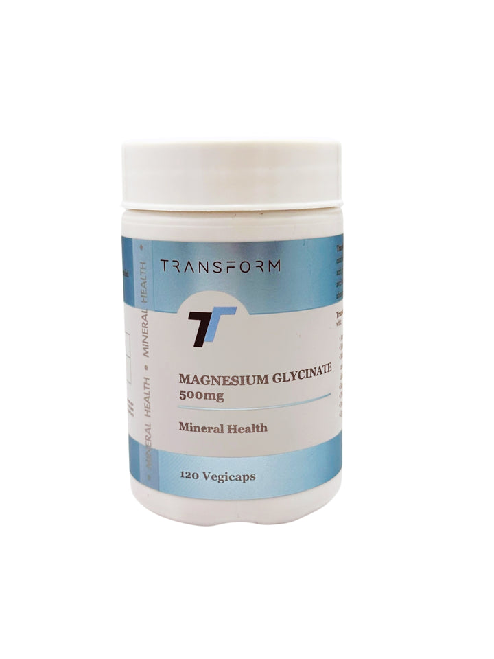 Transform Magnesium Glycinate 500mg - 120 Vegicaps