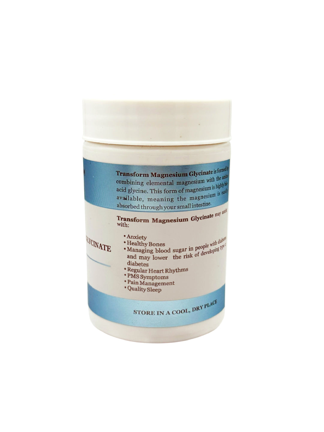 Transform Magnesium Glycinate 500mg - 120 Vegicaps