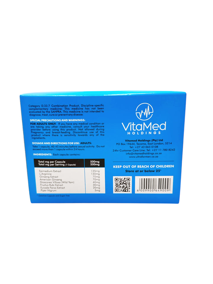 Ultra Performance Enhancement for Men 2 Capsules - 20 Sachets