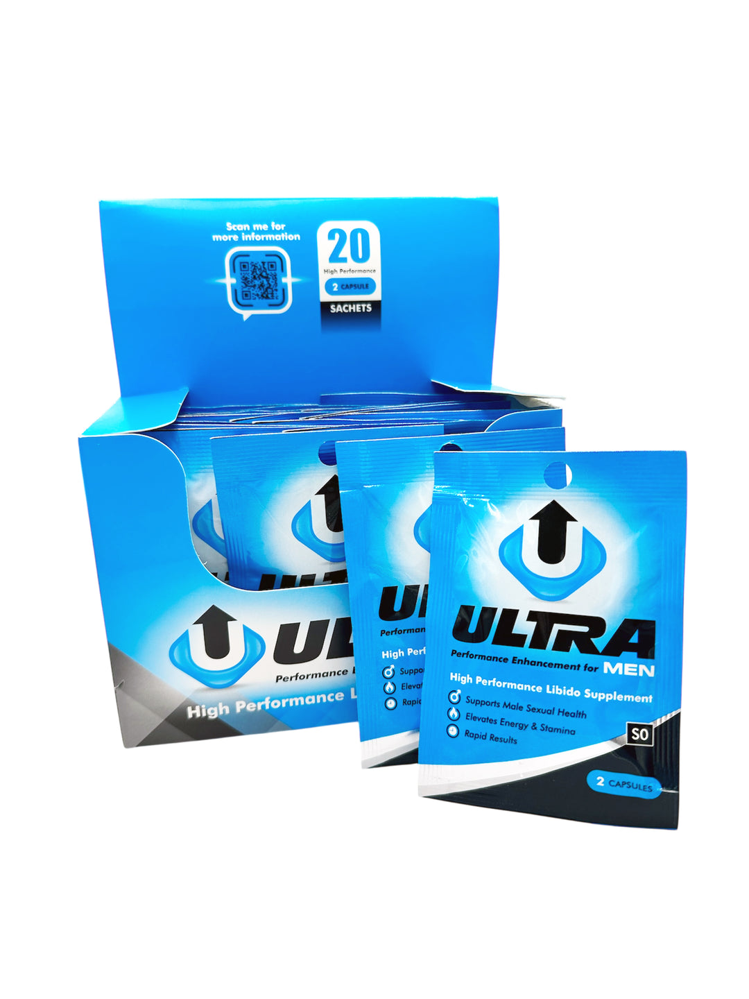 Ultra Performance Enhancement for Men 2 Capsules - 20 Sachets