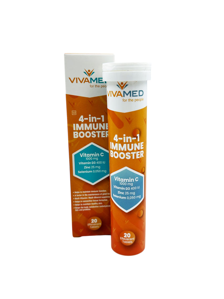 VivaMed 4-in-1 Immune Booster - 20 Effervescent Tablets