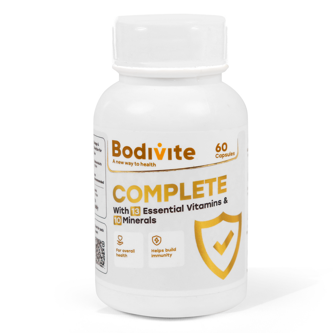 Bodivite Complete with Essential Vitamins & Minerals - 60 Capsules