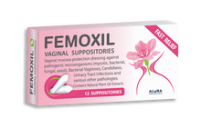 Load image into Gallery viewer, Femoxil Vaginal Suppositories - 12&#39;s
