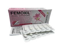 Load image into Gallery viewer, Femoxil Vaginal Suppositories - 12&#39;s
